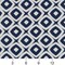 Blue Stain Resistant Performance Pet Friendly Abstract Geometric Woven Pattern Upholstery Fabric by The Yard - SKU: Naomi Indigo